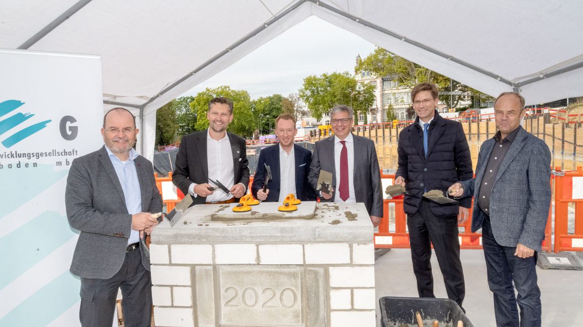 Roland Stöcklin, Christoph Manjura, OB Gert-Uwe Mende