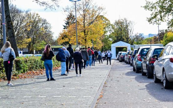 Abstrich, Testcenter der Kassenärztlichen Vereinigung