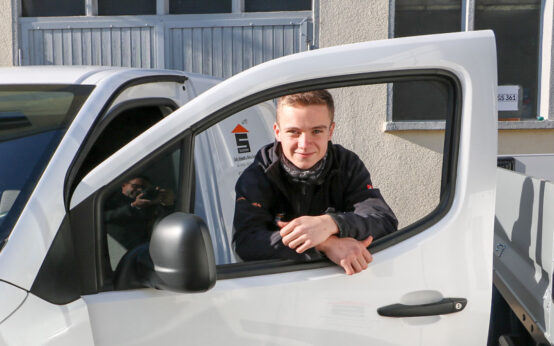 Aaron Buttler ist Lehrling des Monats