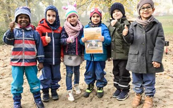 Städtische Kita Toni-Sender-Haus erhält erneut Qualitätssiegel „Hessischer Bewegungskindergarten ©2020 Stadt Wiesbaden