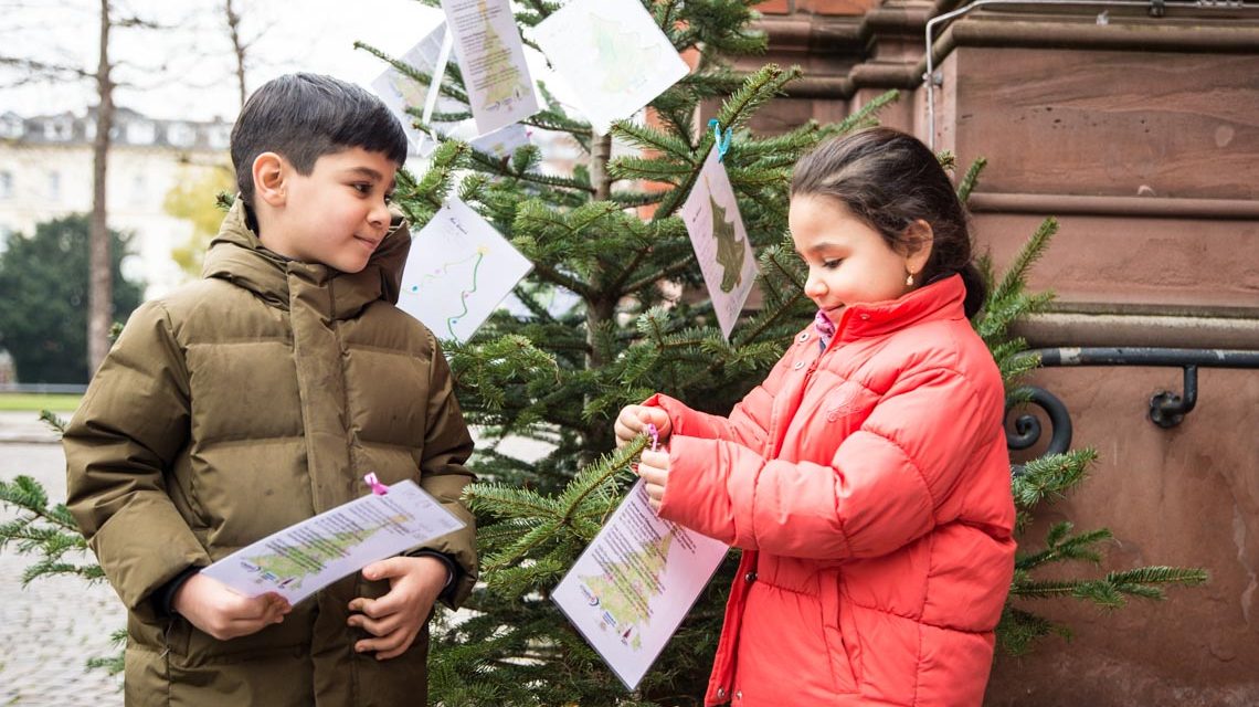 Der Christbaum für Kinder steht auch in diesem Jahr vor der Marktkirche