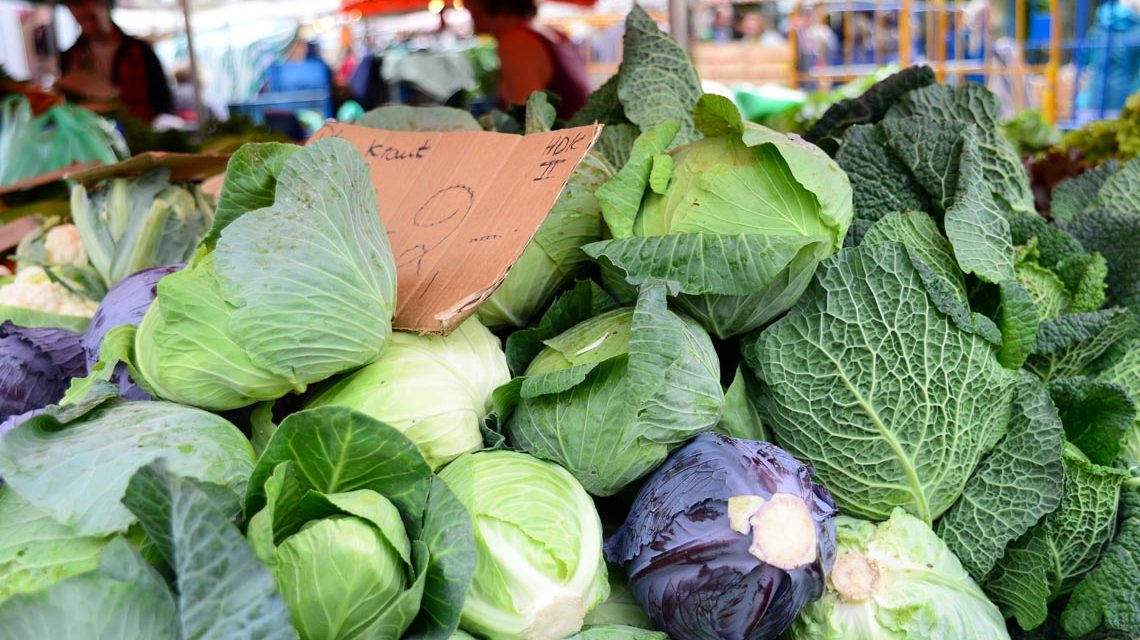 Wiesbadener Wochenmarkt im Herbst