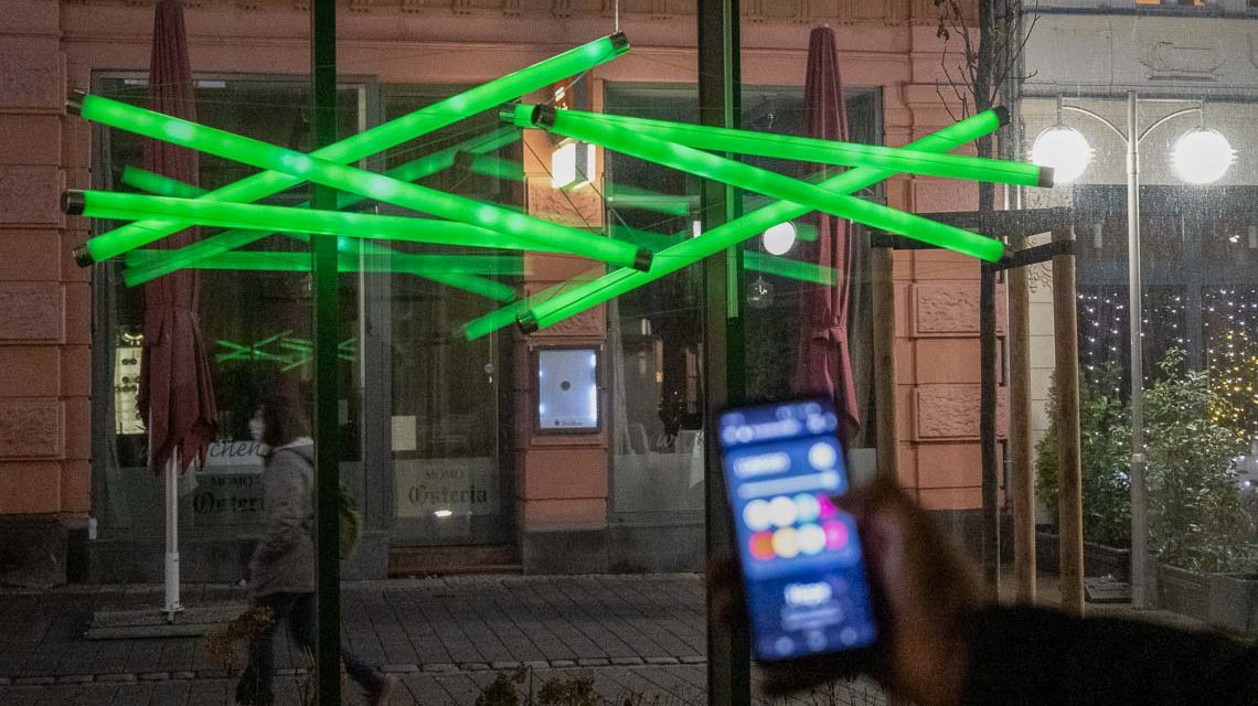 Lichtinstallation IHK Wiesbaden/Paul Müller