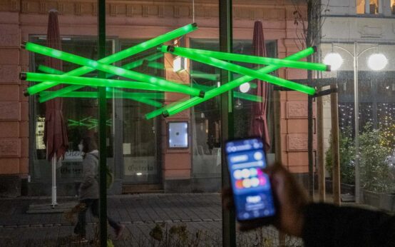 Lichtinstallation IHK Wiesbaden/Paul Müller