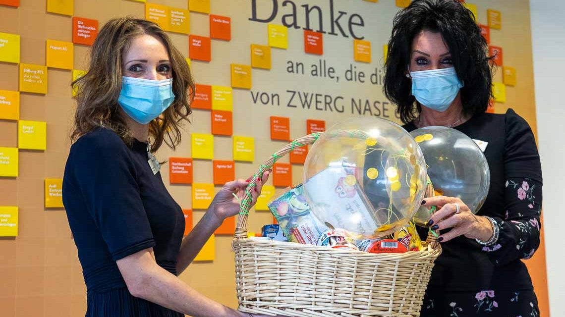 GWH: Spendenübergabe Zwerg Nase