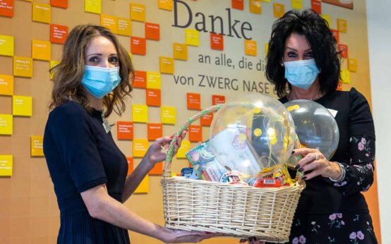 GWH: Spendenübergabe Zwerg Nase