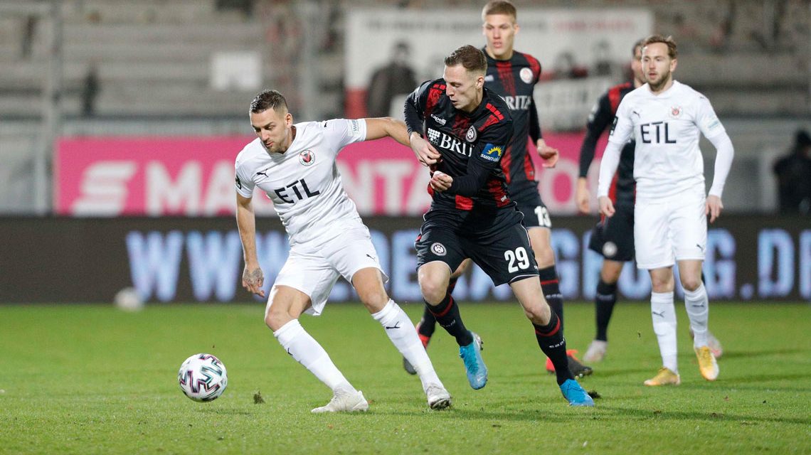 3. Liga, 21. Spieltag, SVWW - Viktoria Köln, 2:2, Gustaf Nielsson