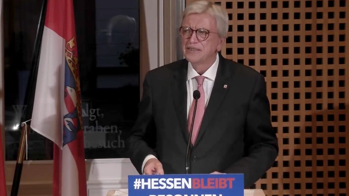 Volker Bouffier nach dem Corona-Impfgipfel 2021