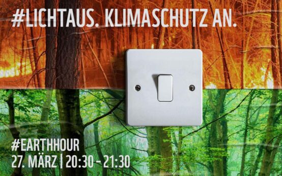 Earth Hour, nur echt mit dem Lichtschalter.