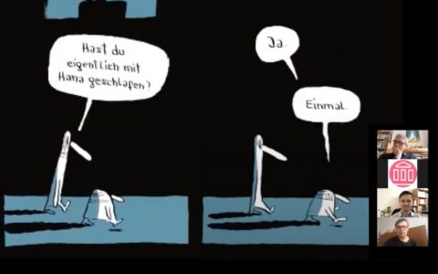 »Ihre Figuren erinnern in ihrer tapferen Niedergeschlagenheit an die Figuren aus Becketts ›Warten aus Godot‹ - mit einem Schuss ›Der brave Soldat Schweijk‹.« ― Hansruedi Kugler / St. Galler Tagblatt
