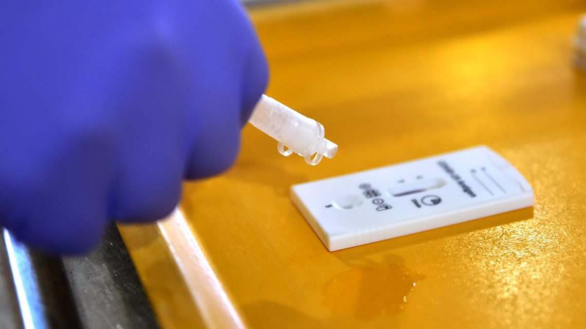 Schnelltest: Bundeswehr testet im Moritz-Lange-Haus