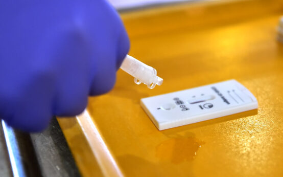 Schnelltest: Bundeswehr testet im Moritz-Lange-Haus