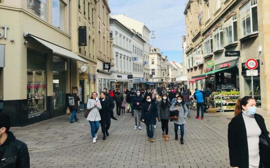 Polizeikontrollen negativ, Wiesbadens Innenstadt
