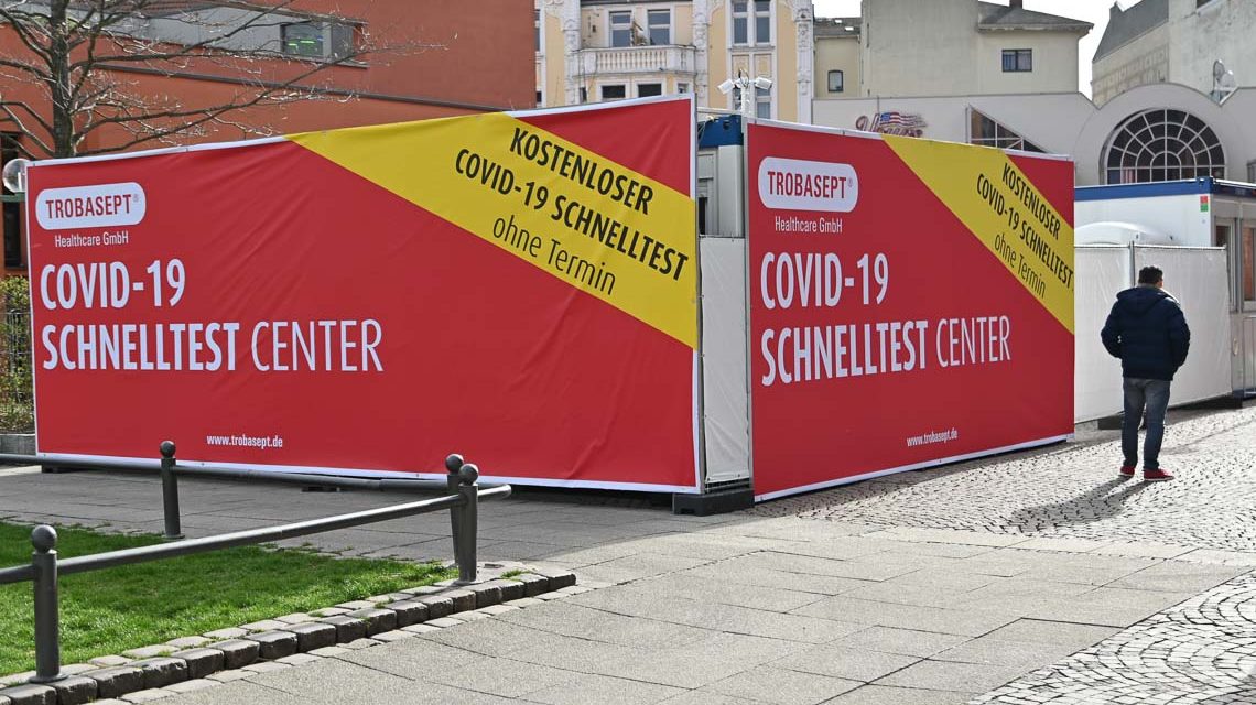 Trobasept Testcenter an dert Marktkirche