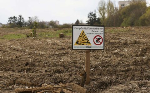 Fliegerbombe, Bombenfund am Gräselberg