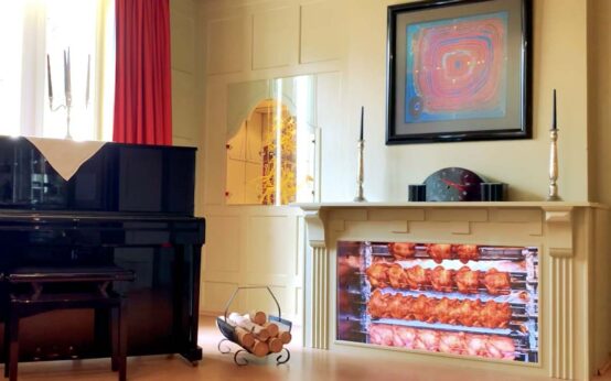 Hähnchenbraterei im thalhaus