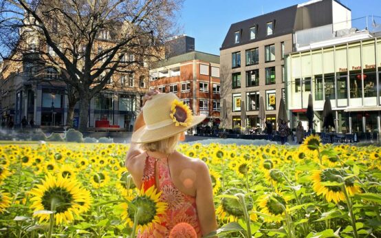 Sommergarten auf dem Mauritusplatz