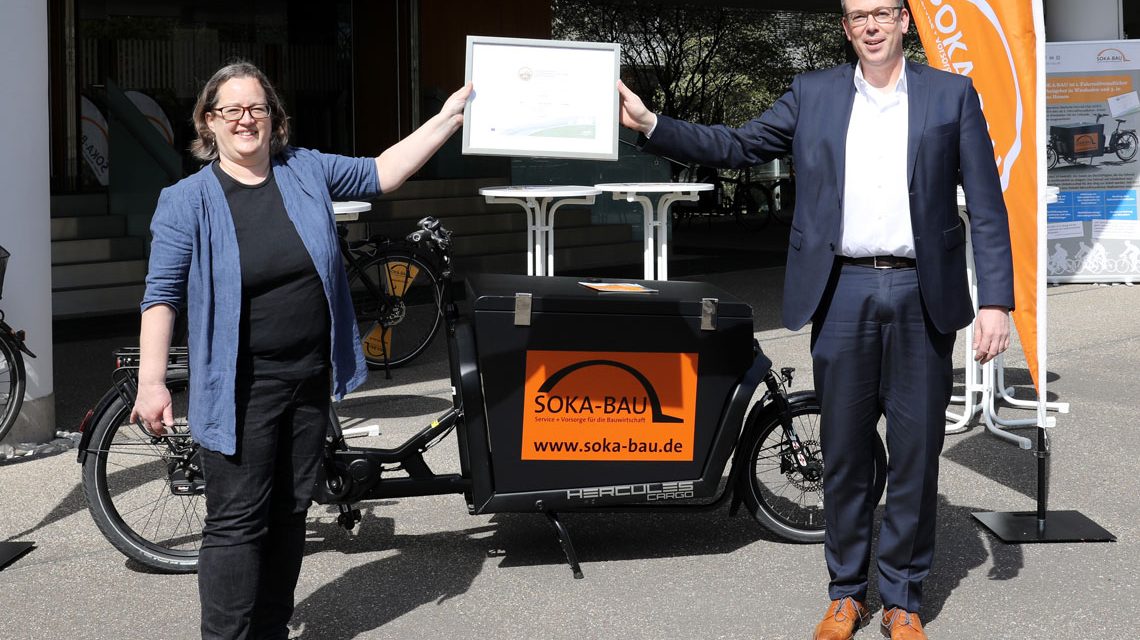 SOKA-BAU, fahrradfreundlicher Arbeitgeber