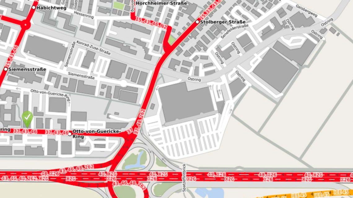 Stolberger Strasse Nordenstadt © 2021 Openstreetmap