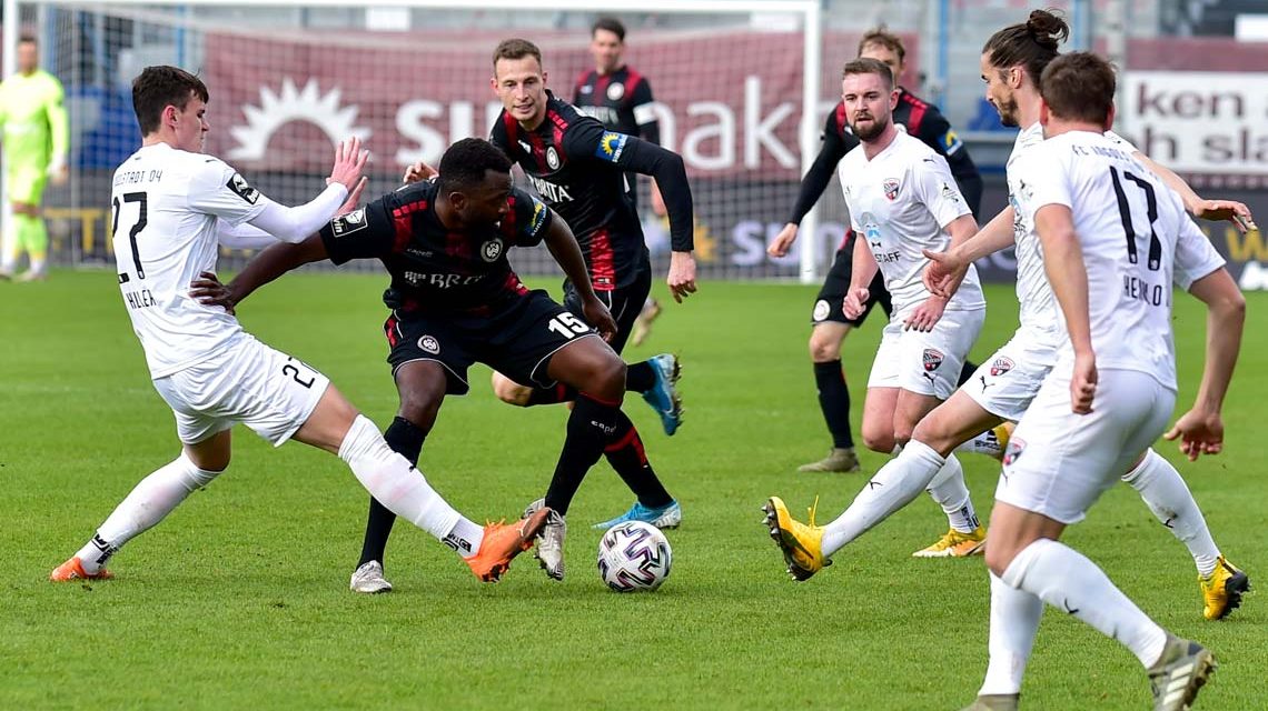 SV Wehen Wiesbaden Zweikampfstark im Mittelfeld.