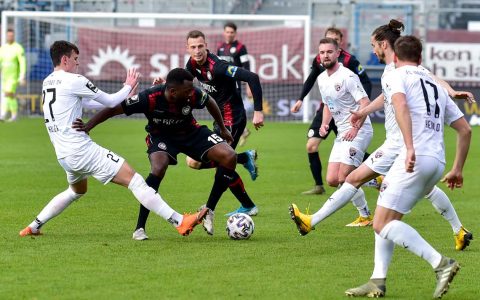 SV Wehen Wiesbaden Zweikampfstark im Mittelfeld.