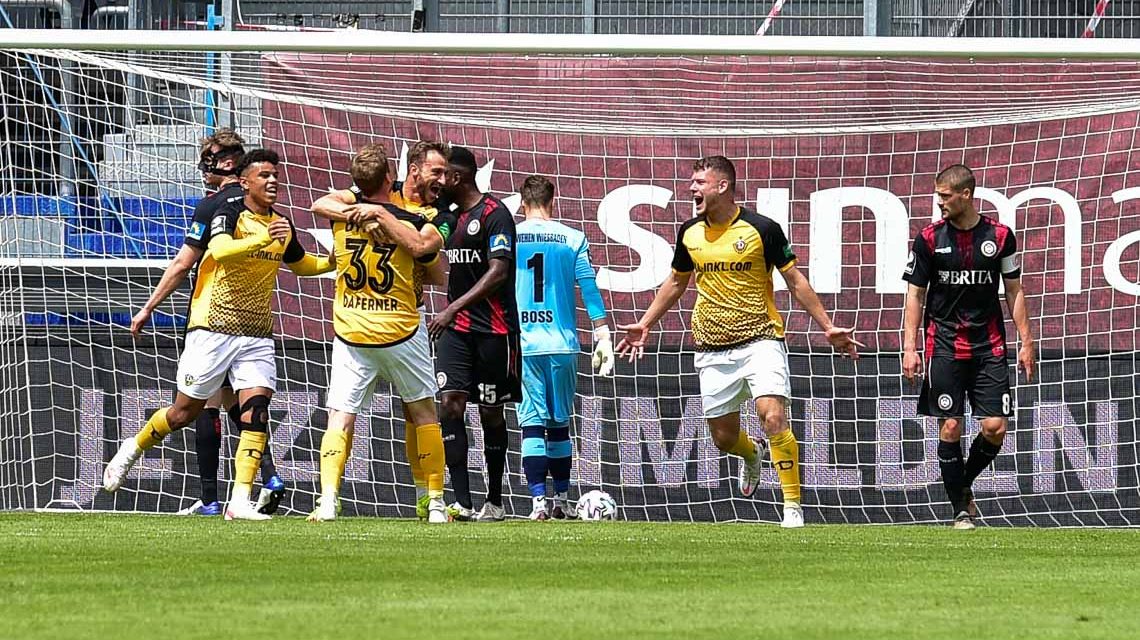 2020.2021, 3. Liga, 38. Spieltag, SV Wehen Wiesbade - Dynamo Dresden, 0:1