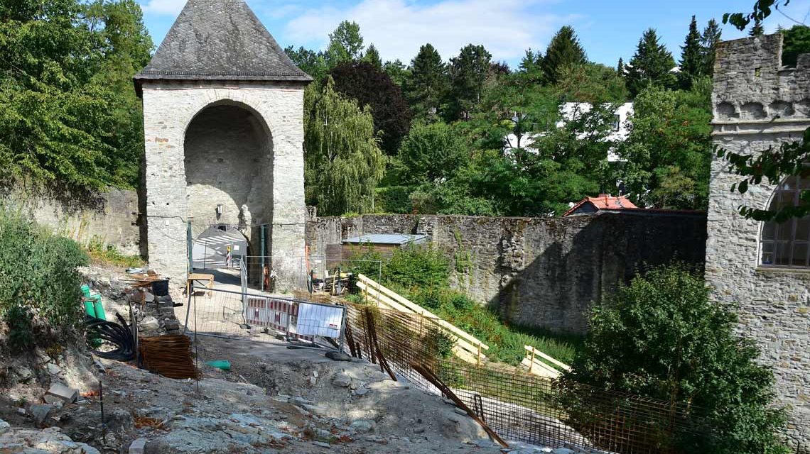 Die Burg Sonnenberg wird saniert