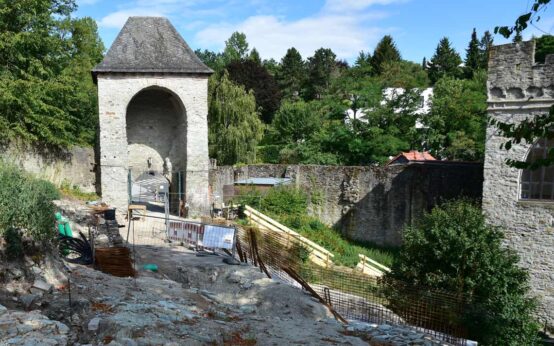 Die Burg Sonnenberg wird saniert