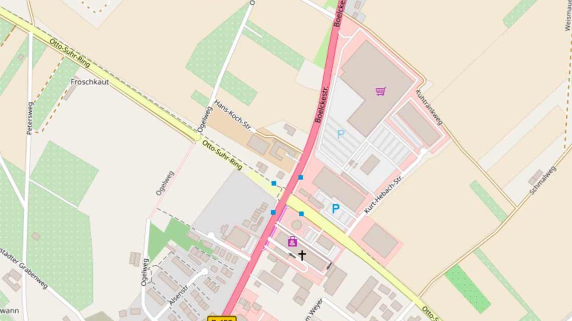 Neue Kreuzung Otto-Suhr-Ring wird Ende Mai geöffnet