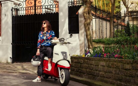 Der Peugeot Django im modernen Retro-Design. ©2021 Peugeot Motocycles