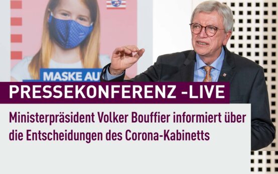 Live Pressebonferenz Volker Bouffier