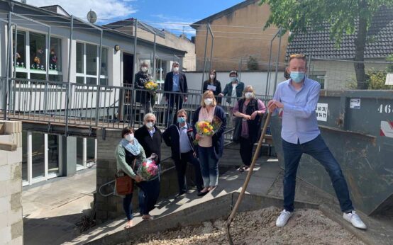 Spatenstich in der Kita St. Kilian