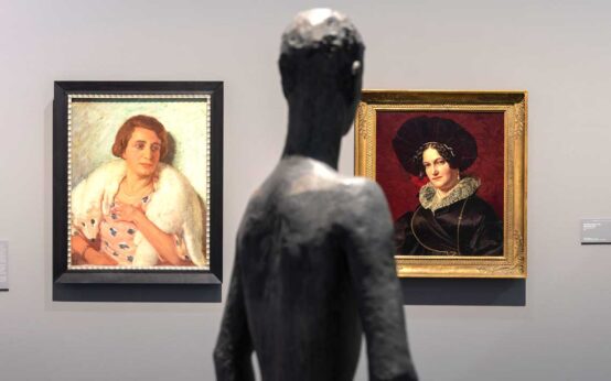 Zwei Portraits aus der Sicht einer Bronze.