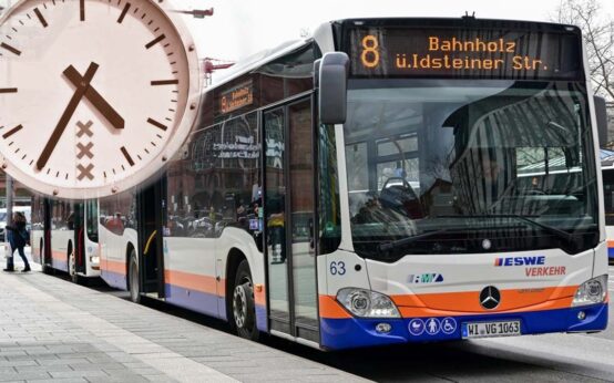 Tarifwechsel, Busse von ESWE Verkehr wieder pünktlicher:
