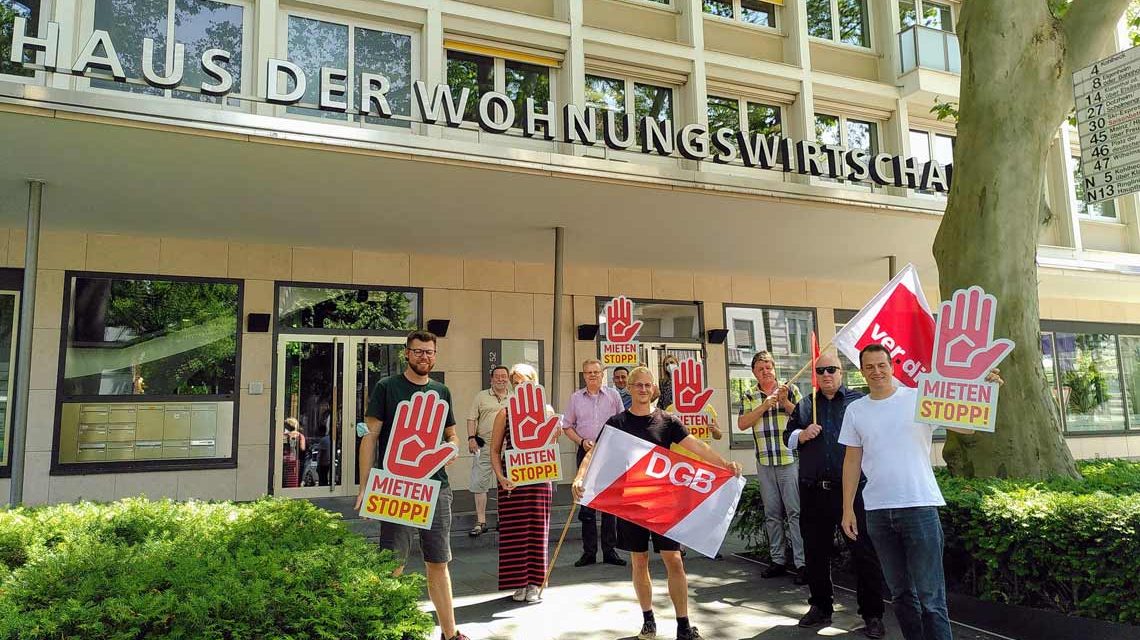 DGB und ver.di fordern sechsjährigen Mietenstopp
