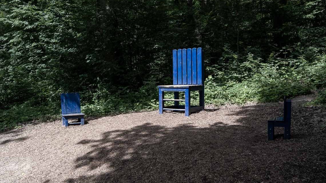 Begegnungsstuhl in der Fasanerie