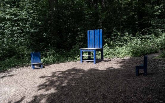 Begegnungsstuhl in der Fasanerie