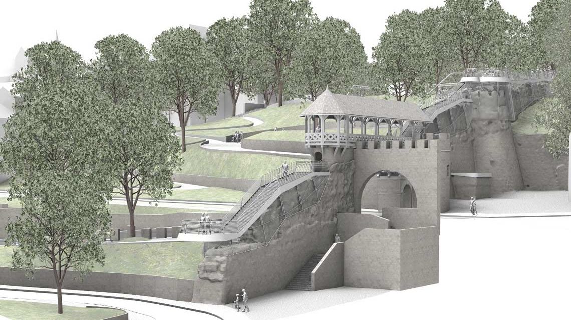 Witterungsschutz Römermauer