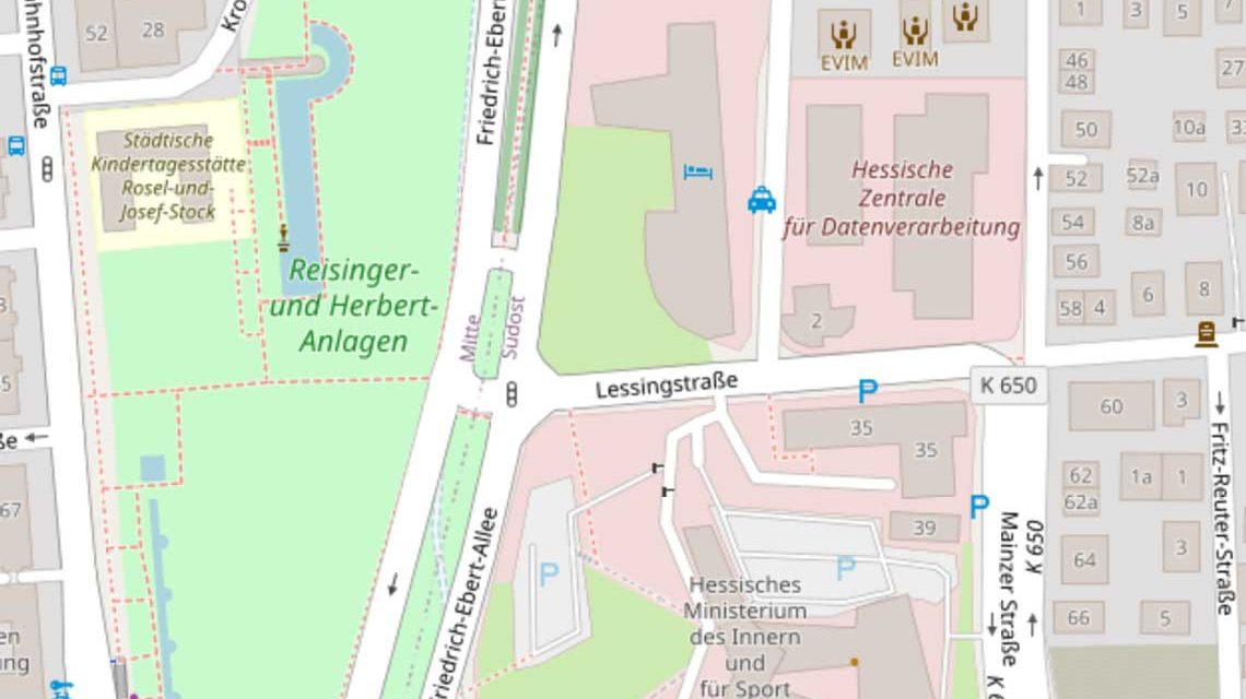 Vollsperrung der Friedrich-Ebert-Allee