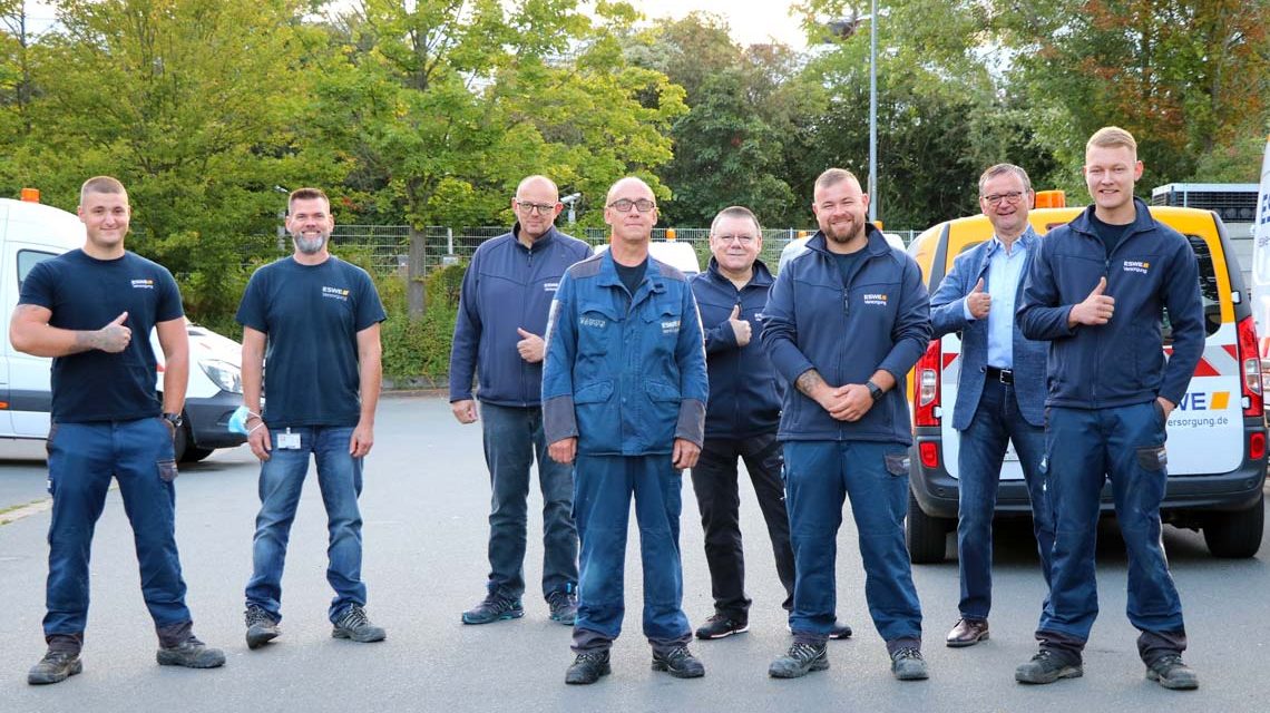 ESWE-Team für eine Woche im Hochwassergebiet