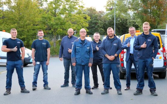 ESWE-Team für eine Woche im Hochwassergebiet