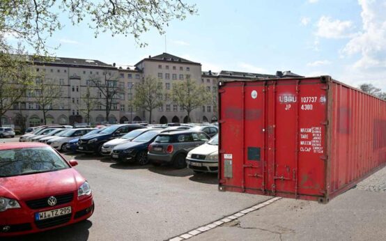 Micro-Hubs, Mikro-Depot für Lieferdienste auf dem Elsässer Platz