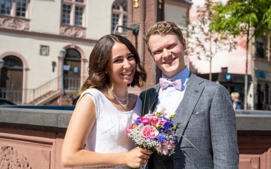 Lena Bernhard und Martin Schwartz haben sich getraut.