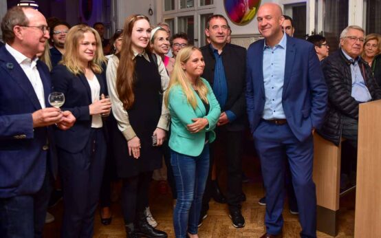 Ingmar Jung und Frau auf der CDU Wahlfeier