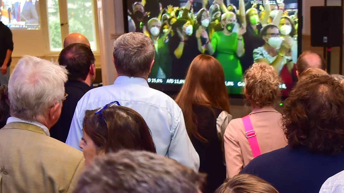 Bundestagswahl 2021: Erste Hochrechnung