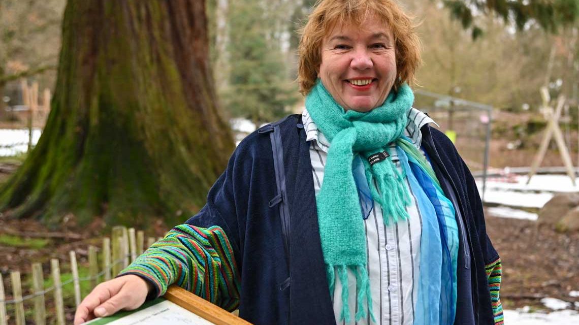 Ute Kilian kurz vor ihrem Ausscheiden in der Fasanerie Wiesbaden.