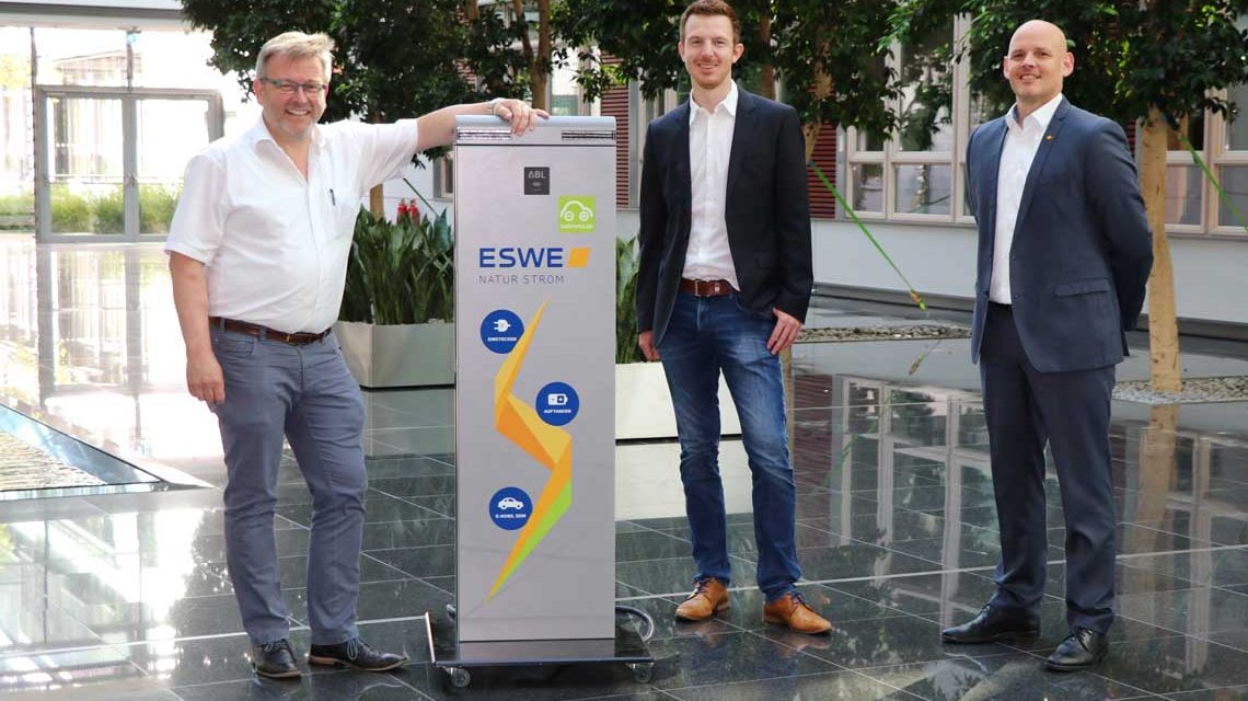 Diakoniestation gewinnt ESWE-Ladesäule