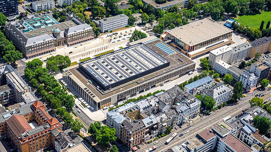 Wiesbaden aus der Vogelperspektive