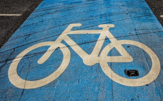 Fahrrad: Radweg Piktogramm