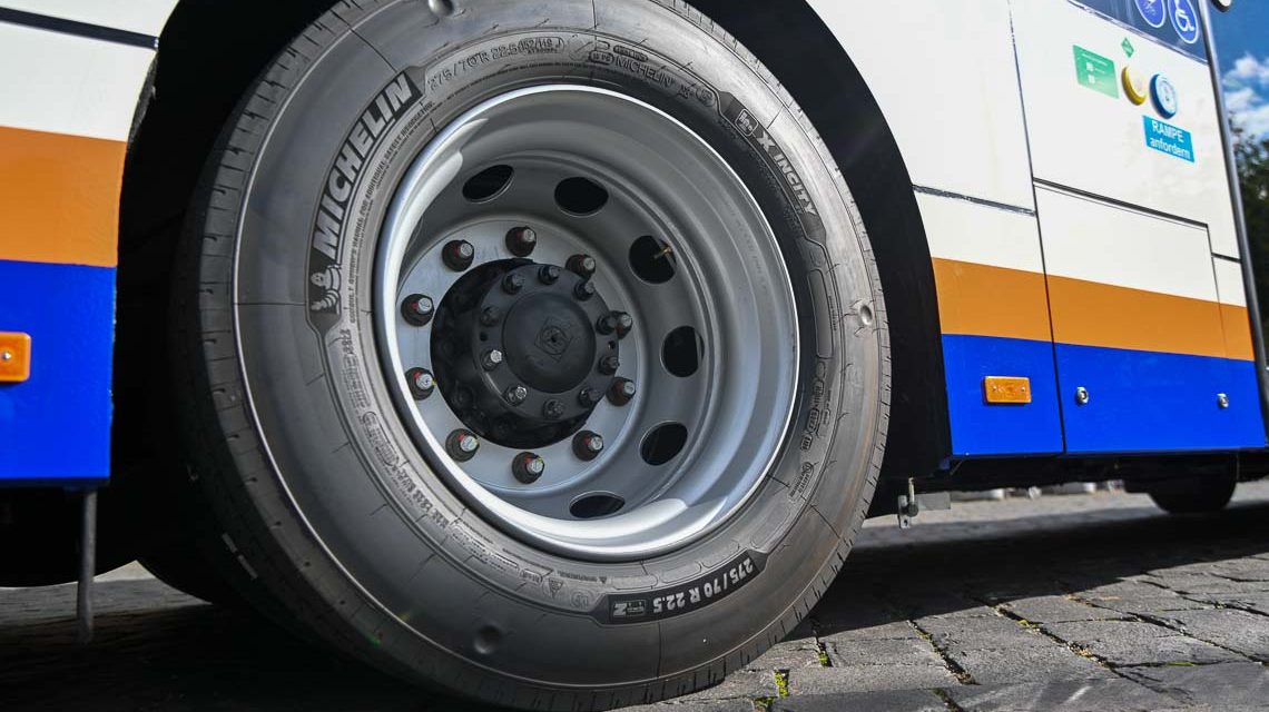 Der erste rein mit Wasserstoff betriebene Linienbus in Wiesbaden.